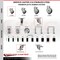 Service Caster 3 Inch 316SS Thermoplastic Rubber Swivel 1-3/4 Inch Stem Caster Set Brake SCC SCC-SS316EX20S314-TPRB-TLB-134-4 - alternate 4